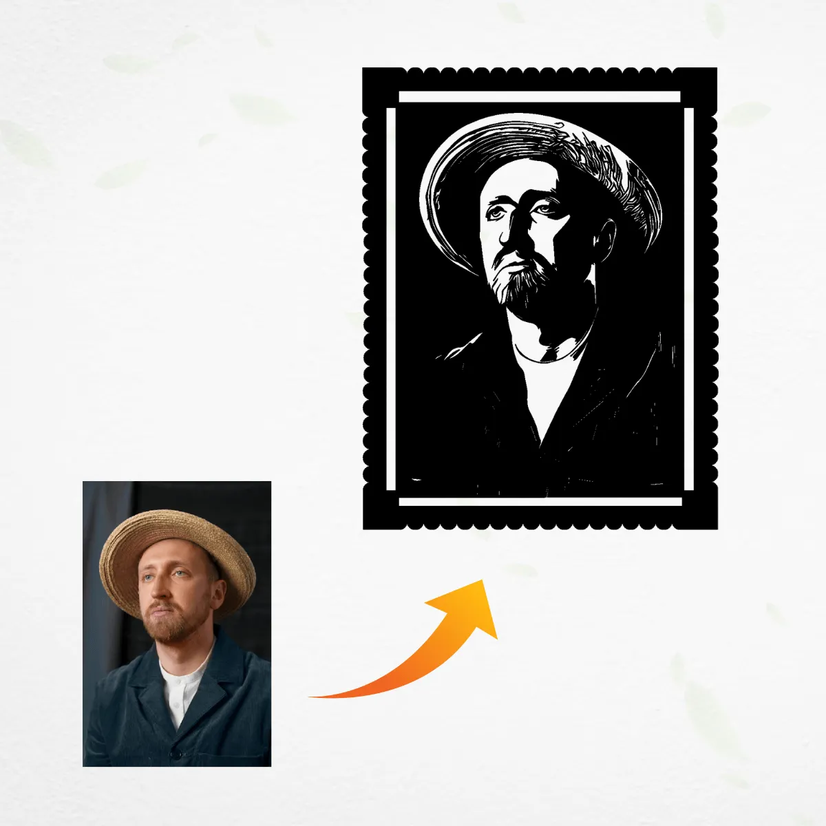 Sawtooth-Stamp-Frame-Custom-Metal-Portrait-Wall-Art-24