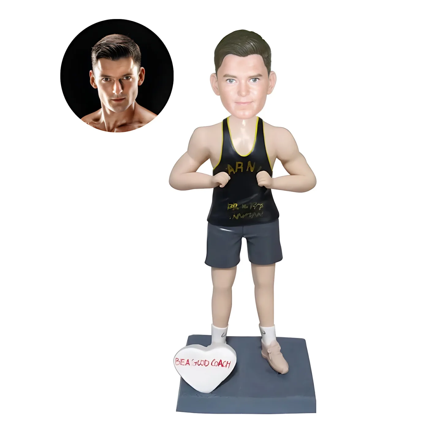 Fitness Male Custom Bobblehead - Image 2