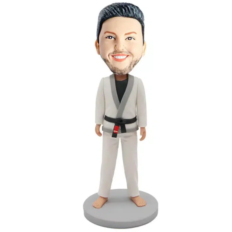 Male-Karate-In-Black-Karate-Suit-Custom-Figure-Bobbleheads-d1
