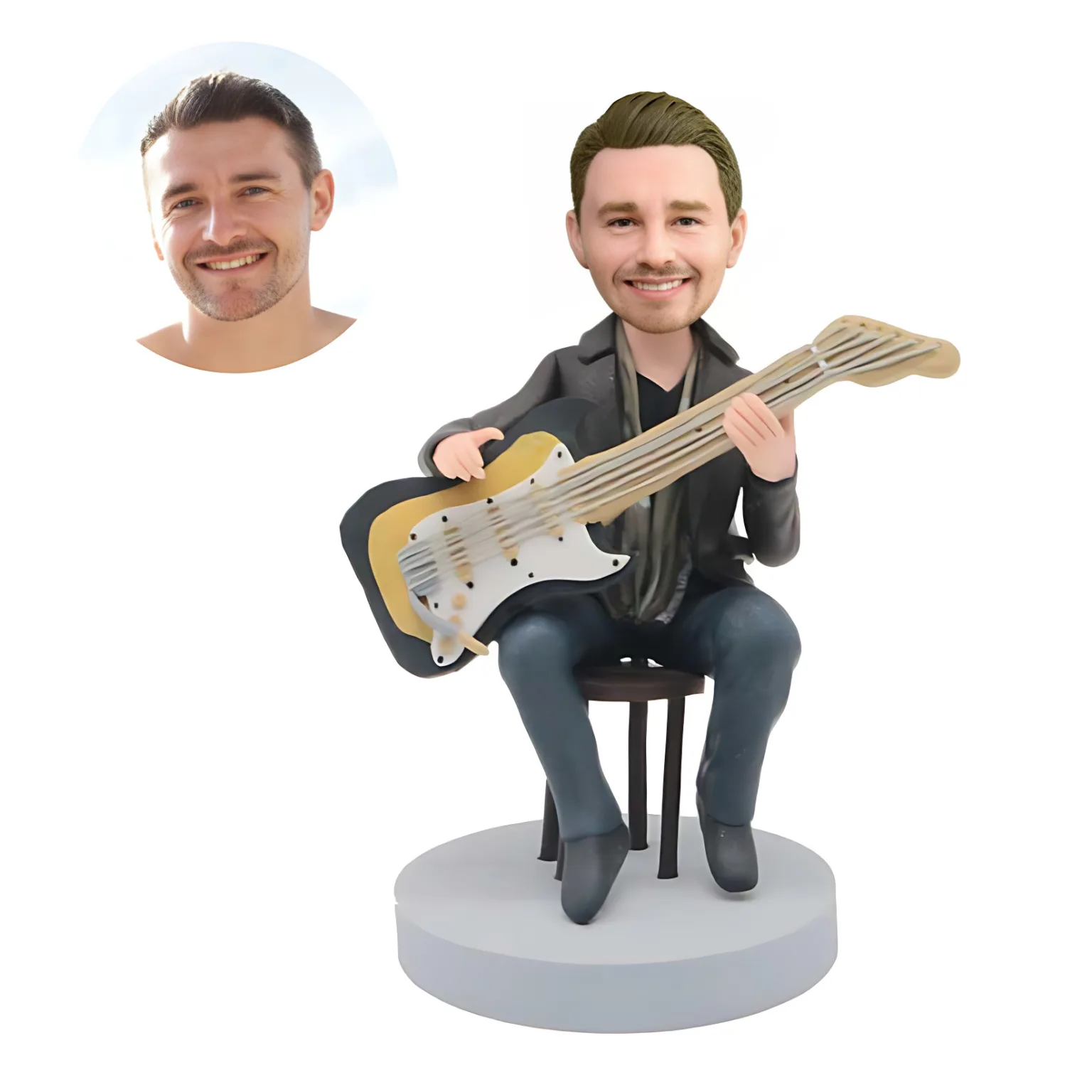 custom-guitarist-bobbleheads-playing-guitar-sitting-on-stool