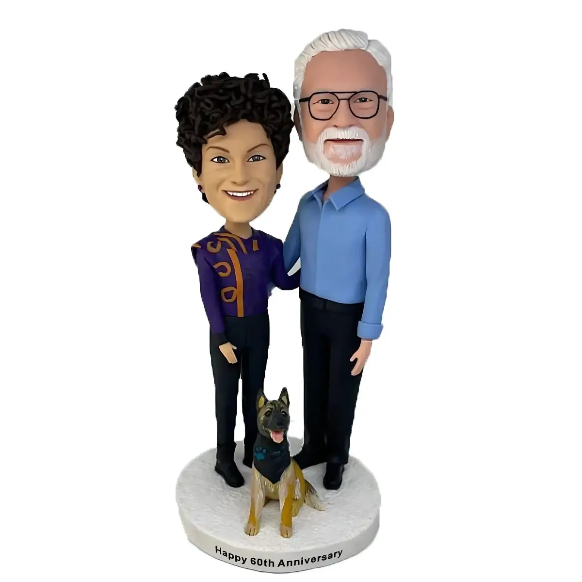 Bubble Head Couple Anniversary Gift-Custom Bubble Head-Bubble Head Wedding Cake Tops Wedding Cake Tops Wedding Map
