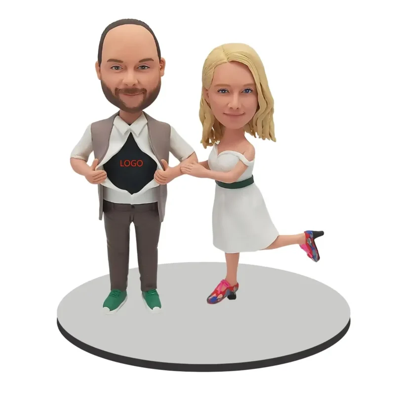 Custom Couple Bobbleheads-Anniversary Gifts for Couples_Parents-Wedding Gifts-Bobbleheads Gifts