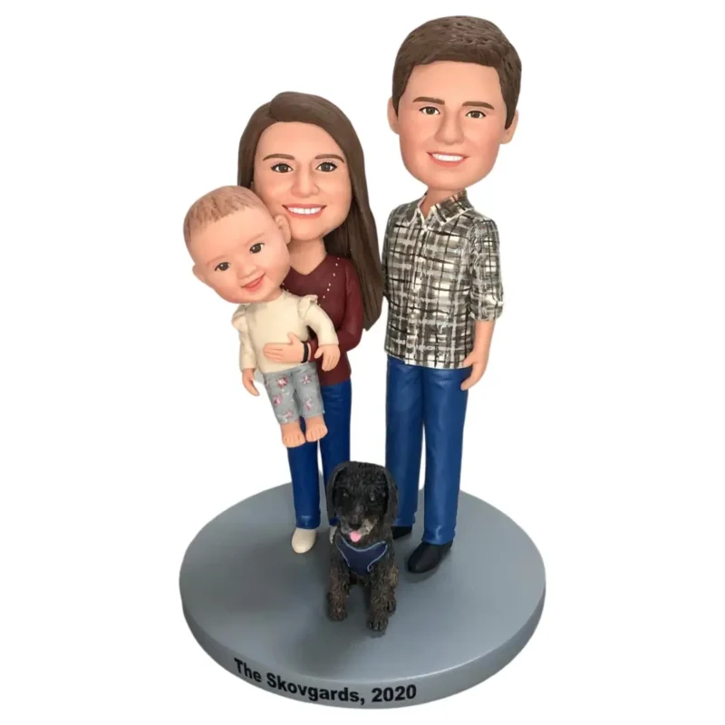 Custom Family Bobble Head-Create Your Own Family Bobble Head