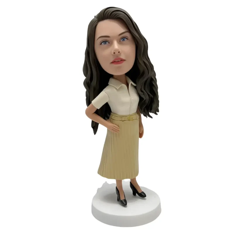 Custom Female Bubble Head Personalized Elegant Office for Professional Female Mom