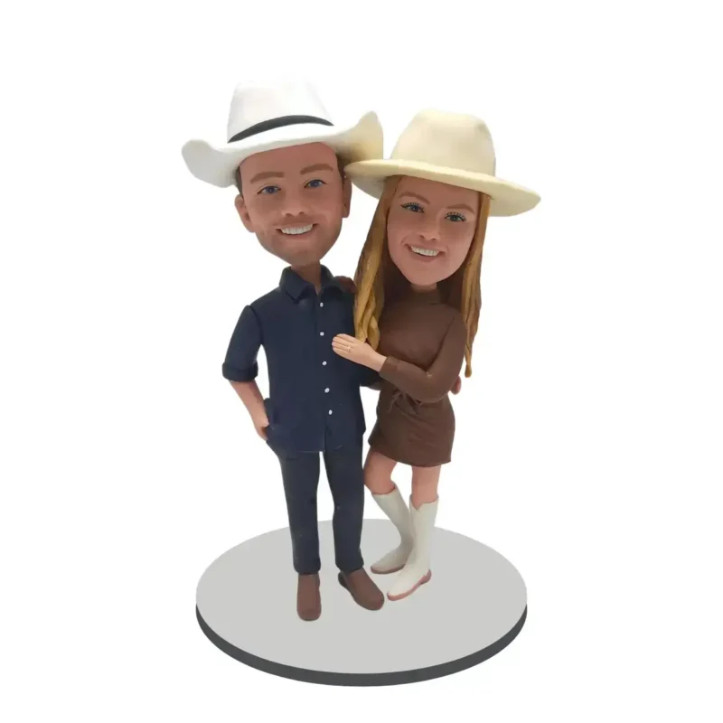 Custom Handsome Cowboy Style Couple-Soul Mate-Perfect Gift.webp