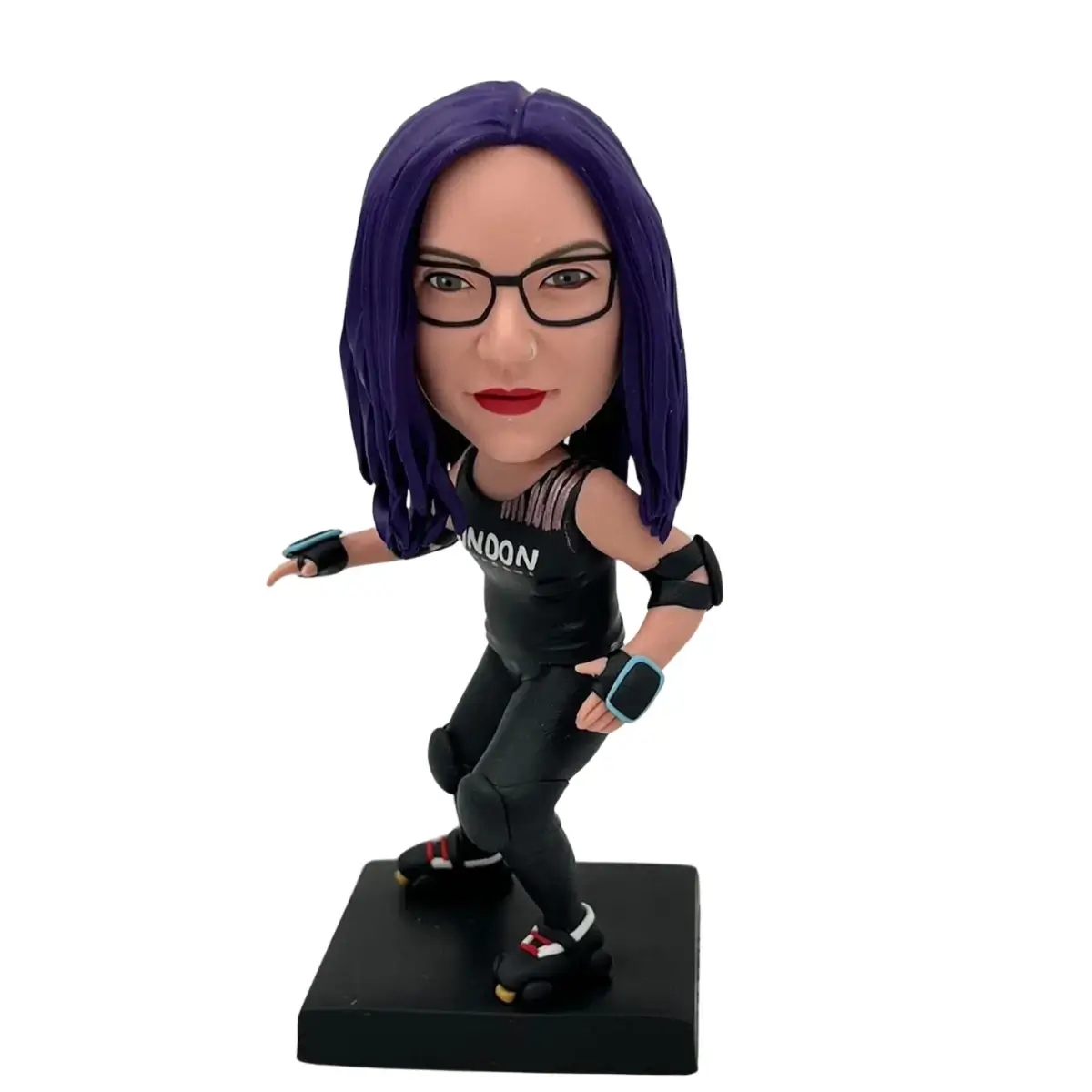 Custom Roller Derby Bobblehead-Unique gift for roller lovers