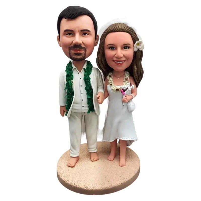 Custom wedding bob-Custom wedding cake top bob-Personal wedding anniversary cake top map