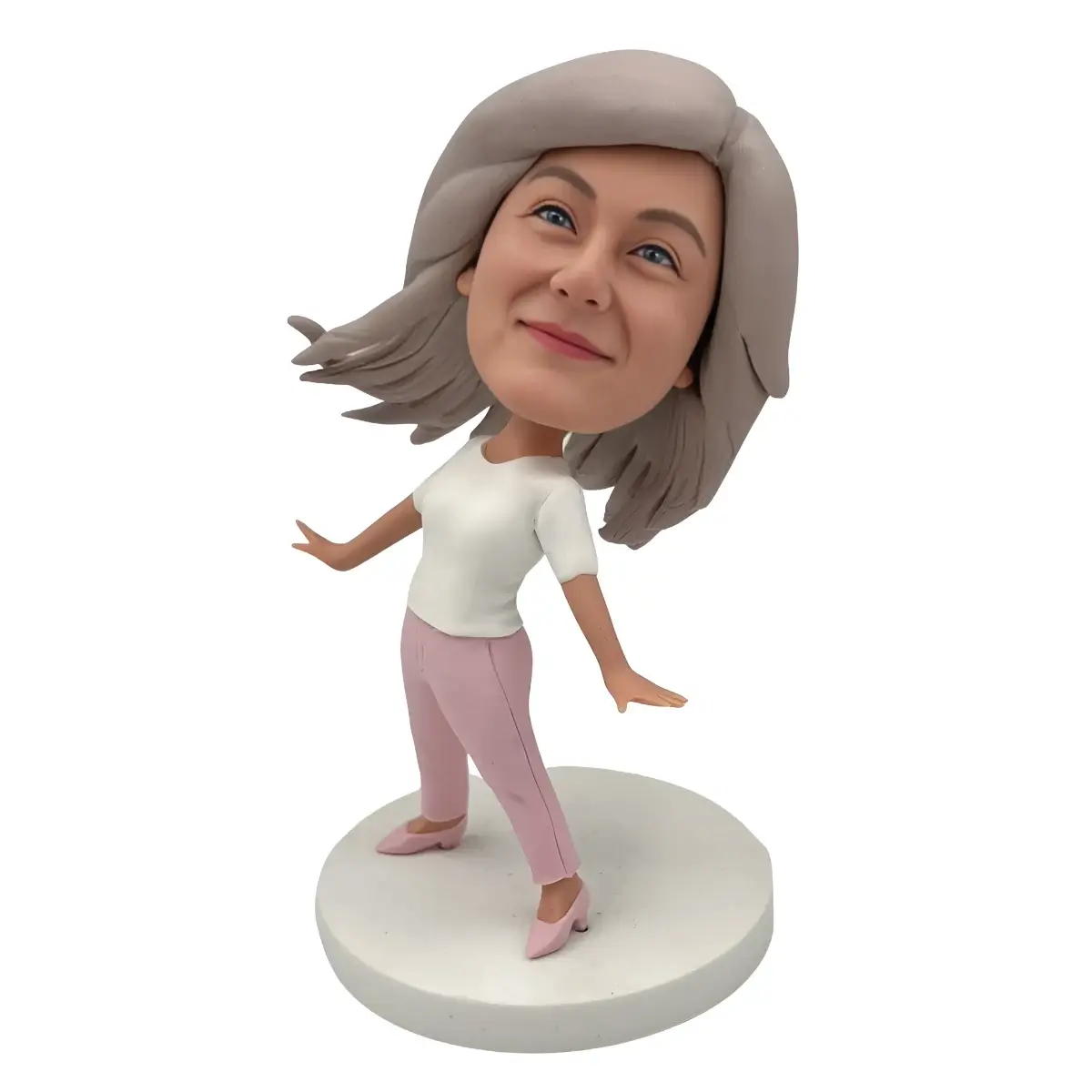 Fitness yoga bobblehead doll