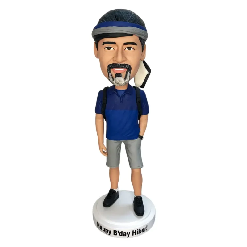 Cool gift for travelers-custom rock climbing bobbleheads