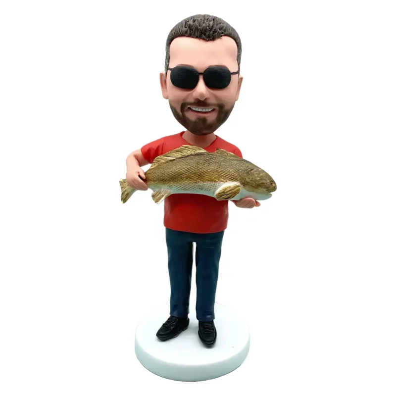 Custom Fishermen's Bobbs-Fishing Expert Bobbs-Fishermen Sculpture Gifts