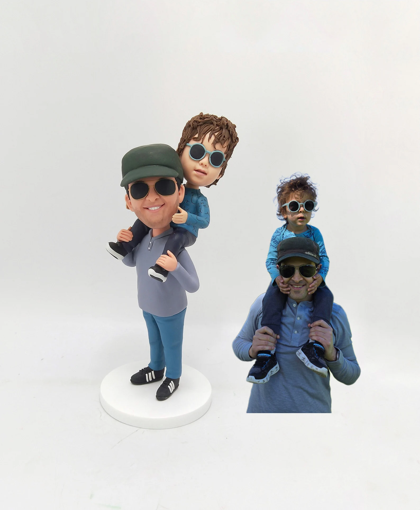 Best Friend Forever Bobblehead Keepsake for Dad and Kid photo review